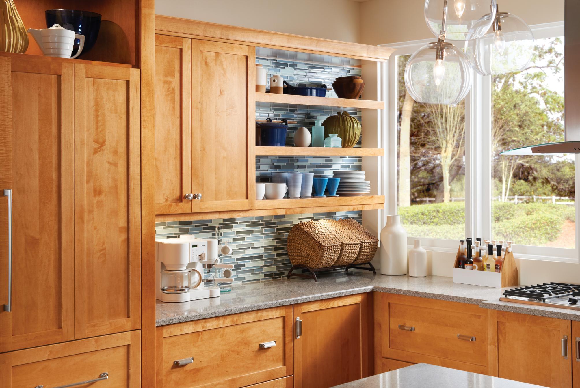 KraftMaid Full Access Floating Shelves