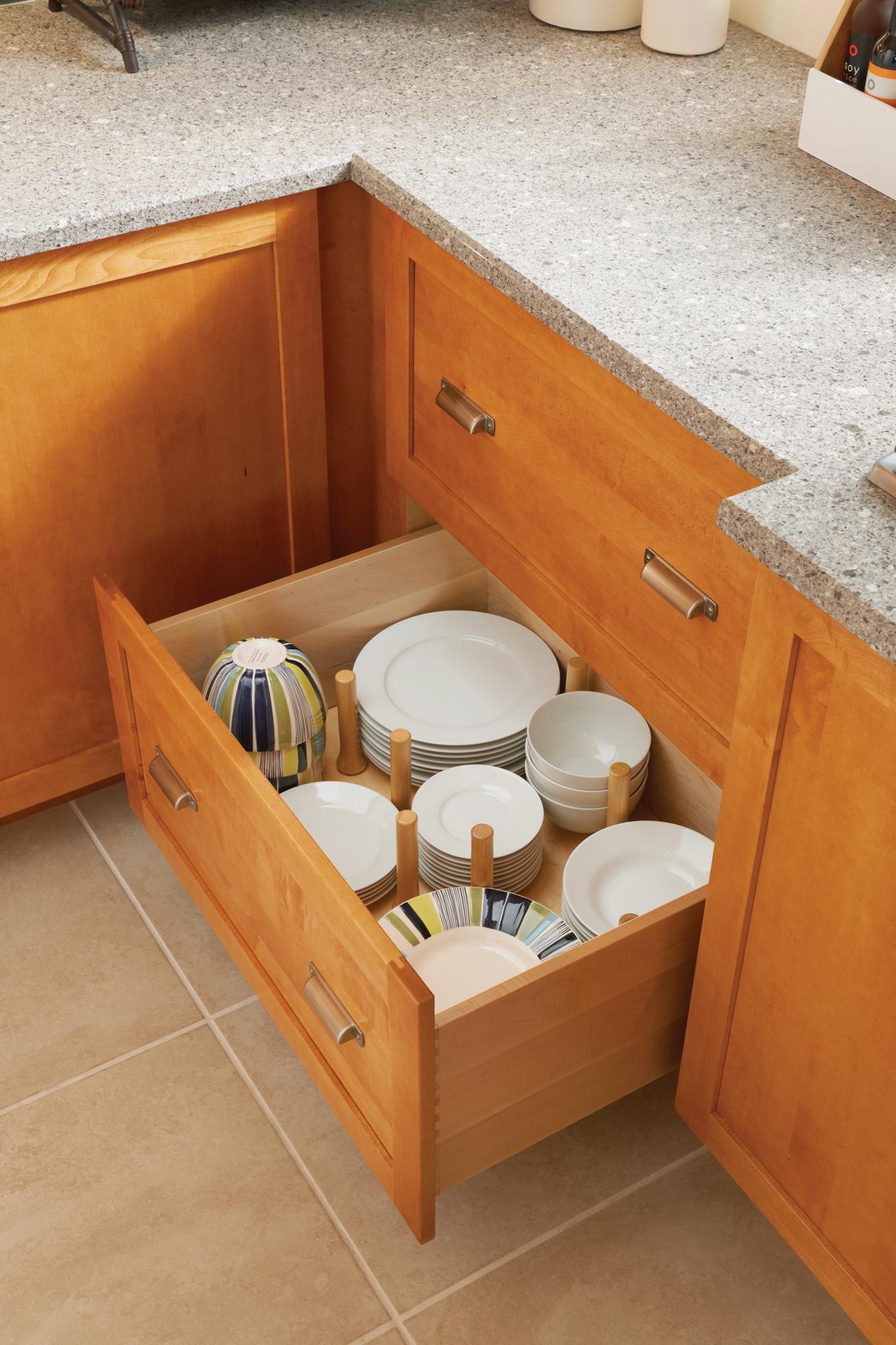 Peg Drawer Organizer System Create A Custom Kitchen Storage Solution