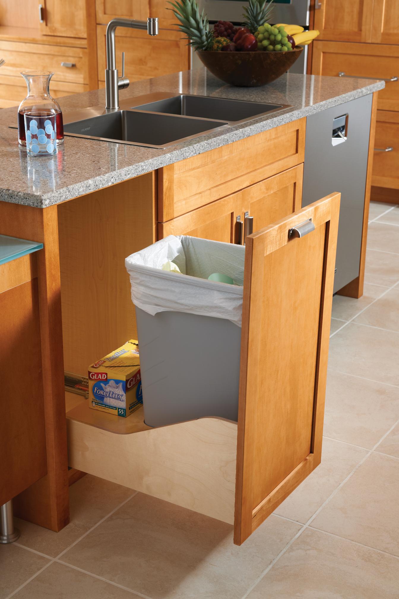 KraftMaid Full Access PullOut Waste Container