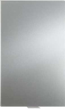 Brava Brushed Stainless Steel with Silver Gloss Glass